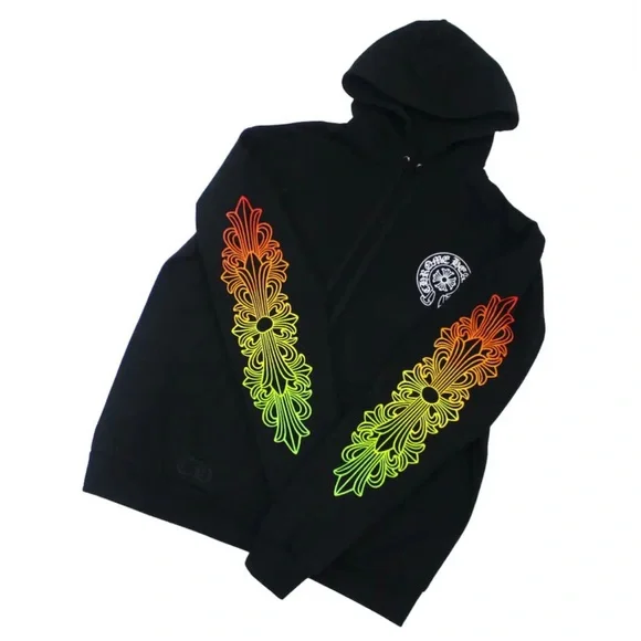 【Chrome Hearts】Floral Sleeve Gradient Hoodie★フーディ Chrome Hearts | Shirts | Chrome Hearts Floral Sleeve